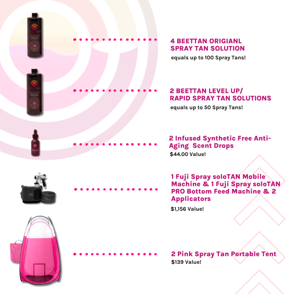 rooted plus spray tan professional products