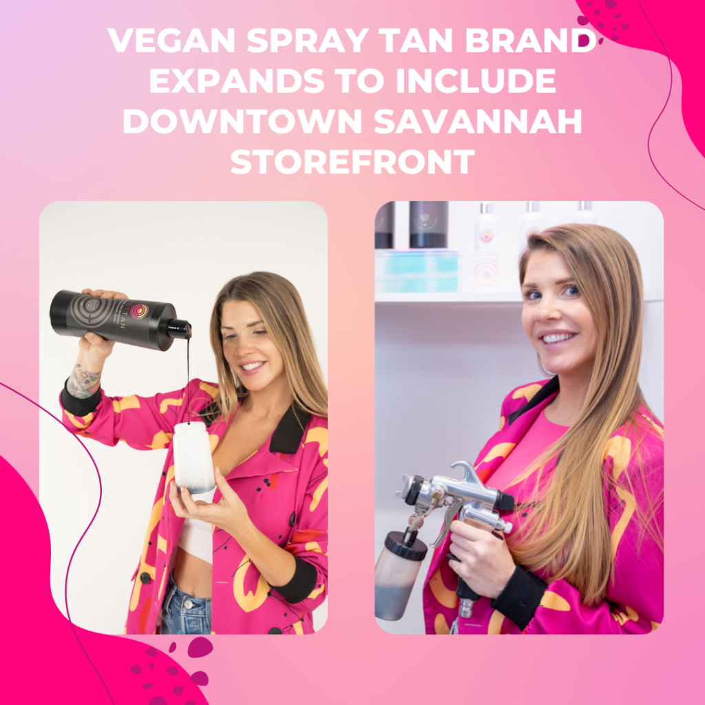 Vegan spray tan brand expands to include downtown Savannah storefront (1)