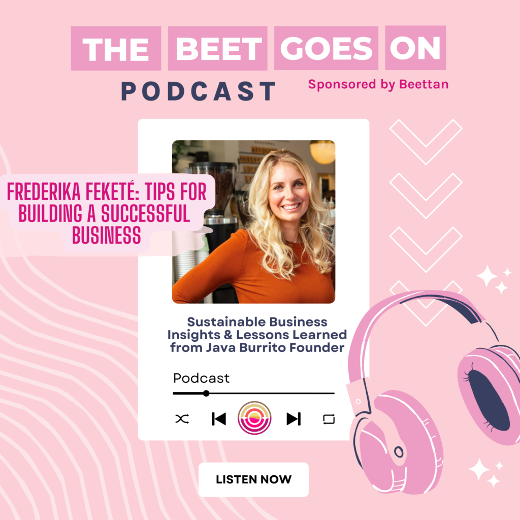 Frederika Feketé tips for building a successful business